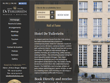 Tablet Screenshot of hoteltuilerieen.com